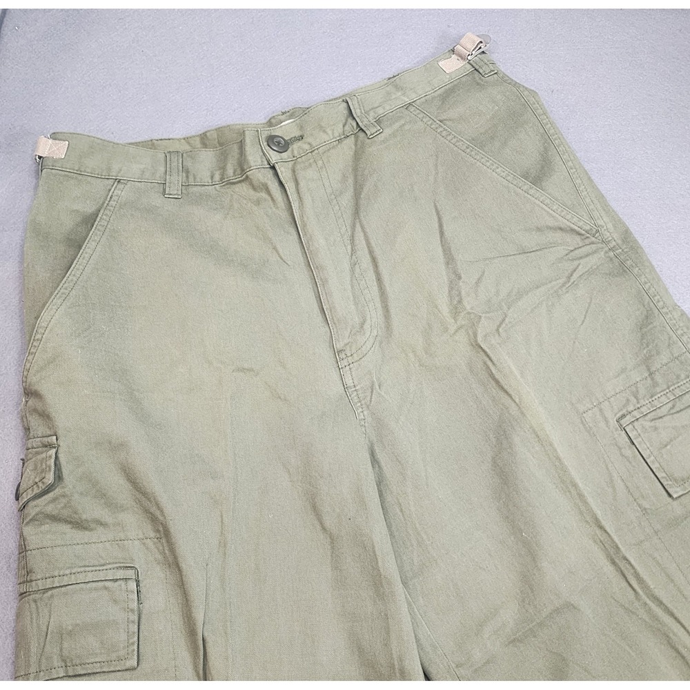 Structure‎ Cargo Pants Olive Green Utility Multi Pocket Mens W33 L21